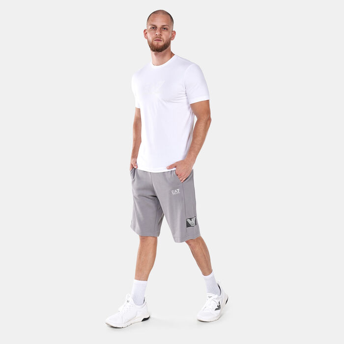 EA7 Emporio Armani Men's Graphic Series Big Eagle Bermuda Shorts Grey EA7 Emporio Armani Men's Graphic Series Big Eagle Bermuda Shorts Grey image number 2