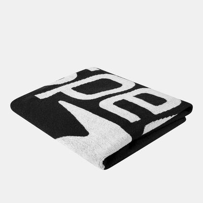 Speedo Logo Beach Towel Black Speedo Logo Beach Towel Black