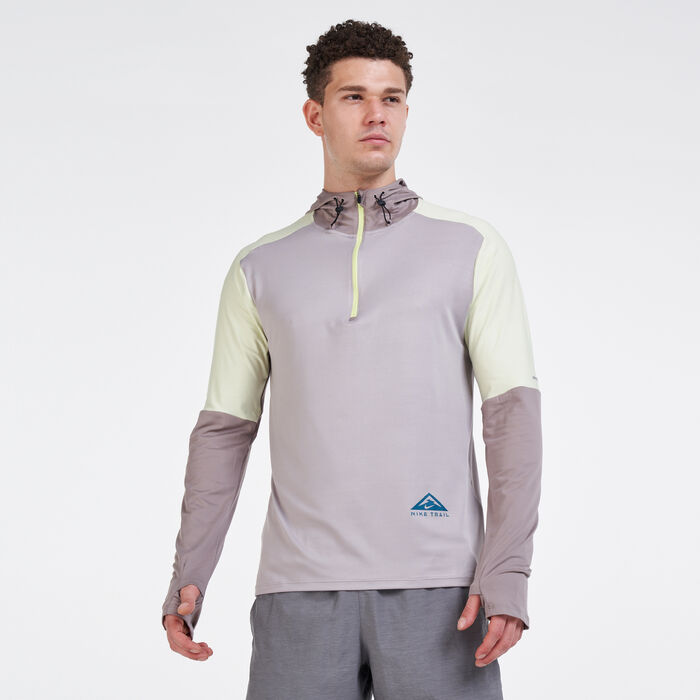 Nike Men's Dri-FIT Trail Hoodie Black Nike Men's Dri-FIT Trail Hoodie Black image number 0