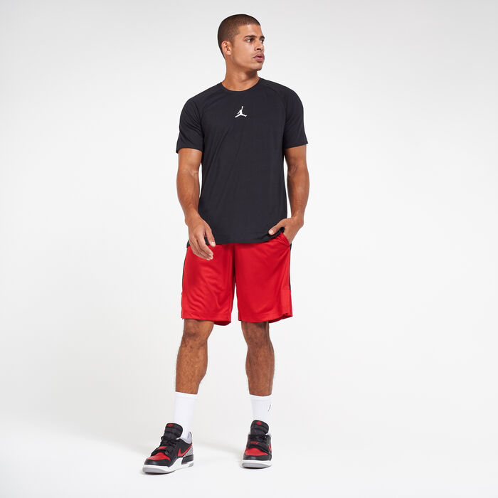 Jordan Men's Air Dri-FIT Knit Shorts Red Jordan Men's Air Dri-FIT Knit Shorts Red image number 2