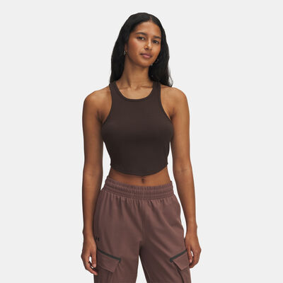 Under Armour Women's Rival Rib Tank Top Brown