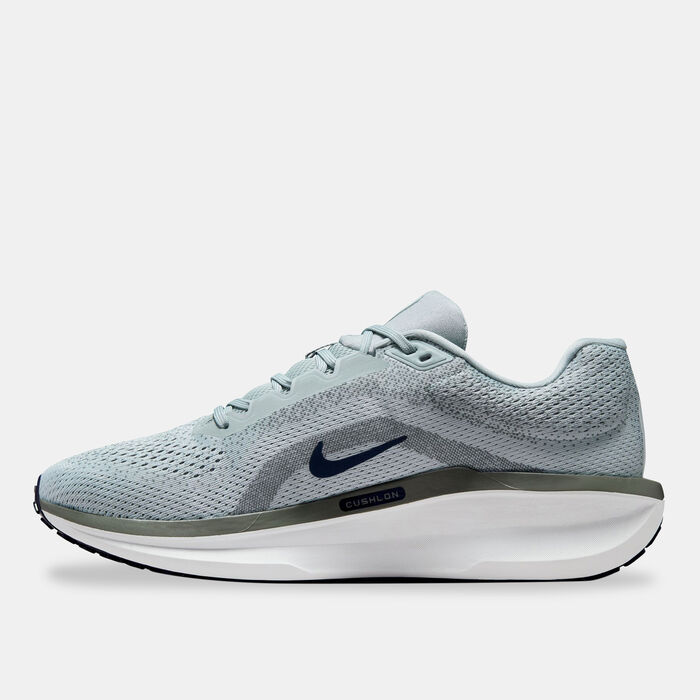 Nike Men's Winflo 11 Road Running Shoes Grey image number 2