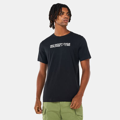 Nike Men's Sportswear Swoosh League T-Shirt Black