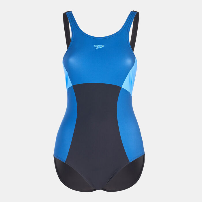 Speedo Women's Shaping Enlace Placement Printed One-Piece Swimsuit Multi Speedo Women's Shaping Enlace Placement Printed One-Piece Swimsuit Multi image number 0