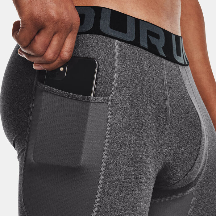 Under Armour Men's HeatGear® Armour Compression Shorts Grey Under Armour Men's HeatGear® Armour Compression Shorts Grey image number 3