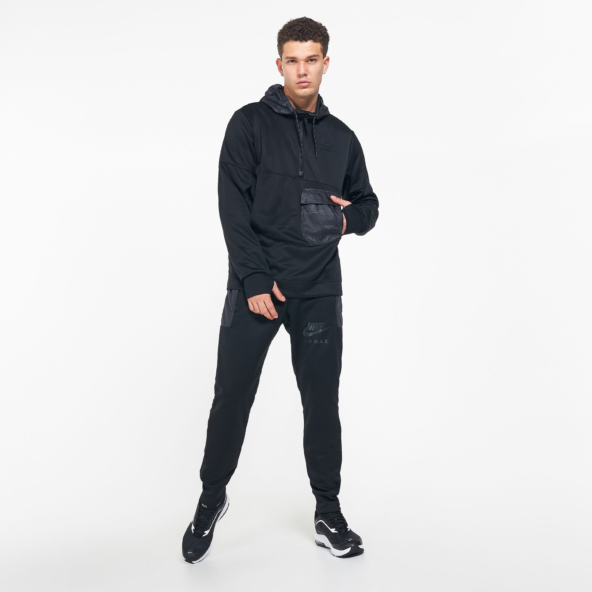 Nike air sales max half zip
