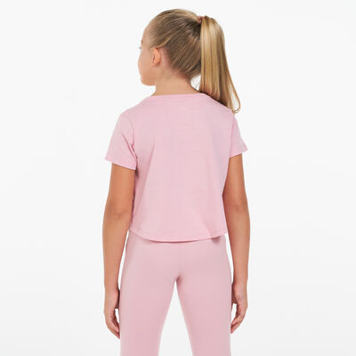 Nike Kids' Sportswear Cropped T-Shirt Pink Nike Kids' Sportswear Cropped T-Shirt Pink