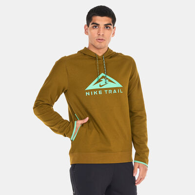 Nike Men's Trail Magic Hour Dri-FIT Running Hoodie Green
