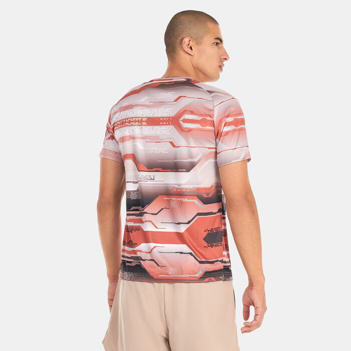 EA7 Emporio Armani Men's Ventus 7 Graphics T-Shirt Orange EA7 Emporio Armani Men's Ventus 7 Graphics T-Shirt Orange image number 1