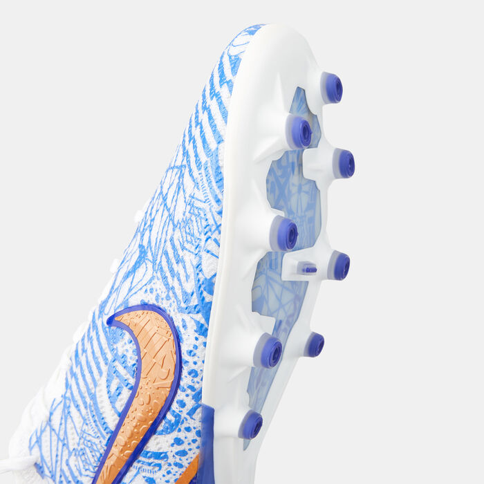 Nike Men's Zoom Mercurial Vapor 15 Elite CR7 AG-Pro Football Shoe Blue Nike Men's Zoom Mercurial Vapor 15 Elite CR7 AG-Pro Football Shoe Blue image number 4