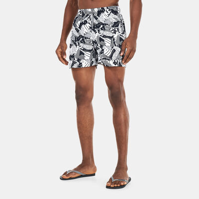 Nike Swim Men's Swim Collage Icon 5-Inch Volley Shorts Black