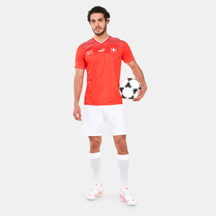 PUMA Men's Switzerland Home Official Jersey - 2022/23 Red image number 2