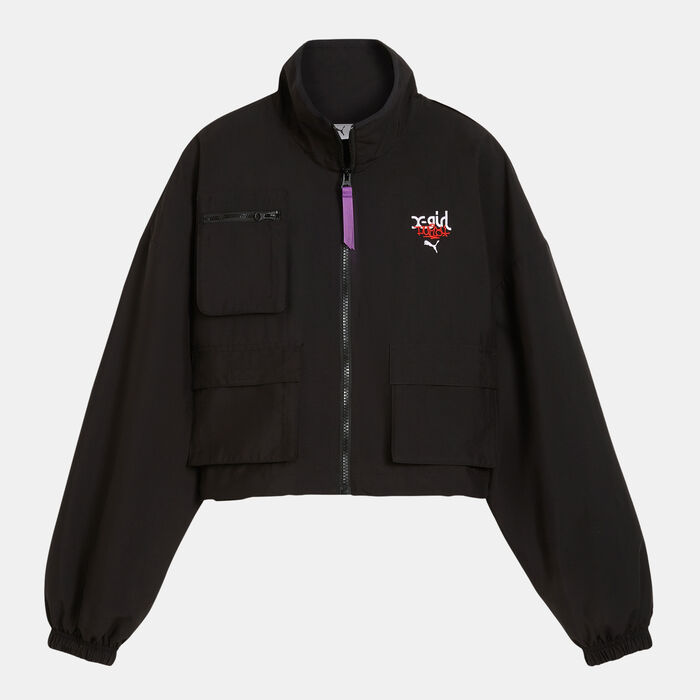 PUMA Women's x X-GIRL Jacket Black image number 0