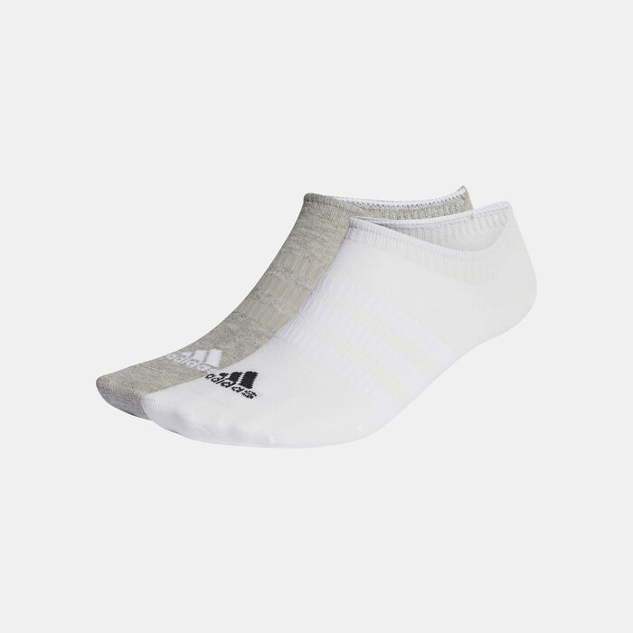 adidas Men's Thin and Light No-Show Socks (3 Pack) Grey adidas Men's Thin and Light No-Show Socks (3 Pack) Grey image number 0