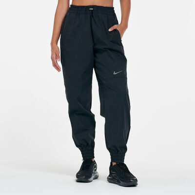 Nike Women's Sportswear Swoosh Woven Pants Black Nike Women's Sportswear Swoosh Woven Pants Black