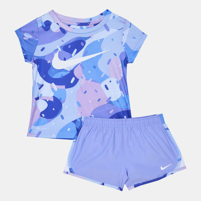 Nike Kids' Dri-FIT Printed Tempo Set (Baby and Toddler) Purple