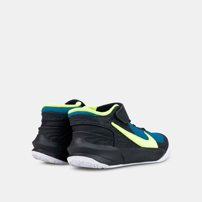 Nike Kids' Team Hustle D10 FlyEase Shoe Green Nike Kids' Team Hustle D10 FlyEase Shoe Green image number 2