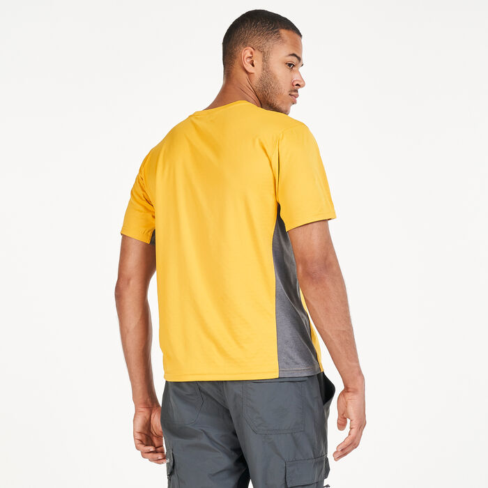 Columbia Men's Zero Ice Cirro-Cool™ T-Shirt yellow Columbia Men's Zero Ice Cirro-Cool™ T-Shirt yellow image number 1