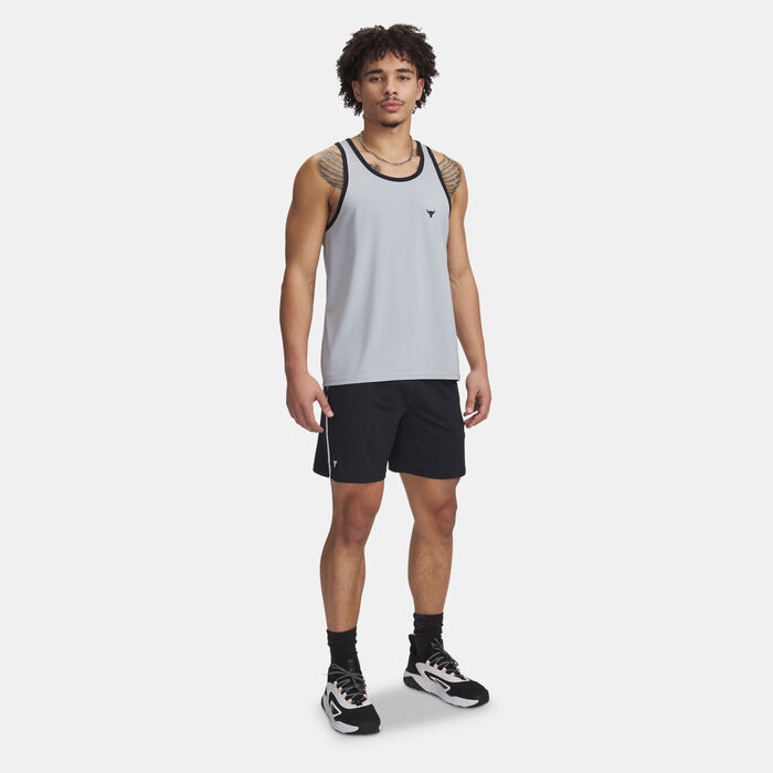 Under Armour Men's Project Rock Mesh Shorts Black image number 2