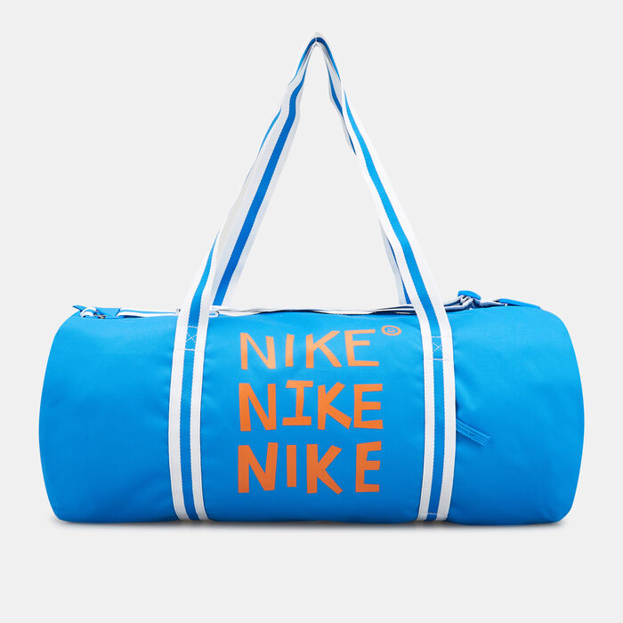 Nike Men's Heritage Duffel Bag (30L) Blue Nike Men's Heritage Duffel Bag (30L) Blue image number 0
