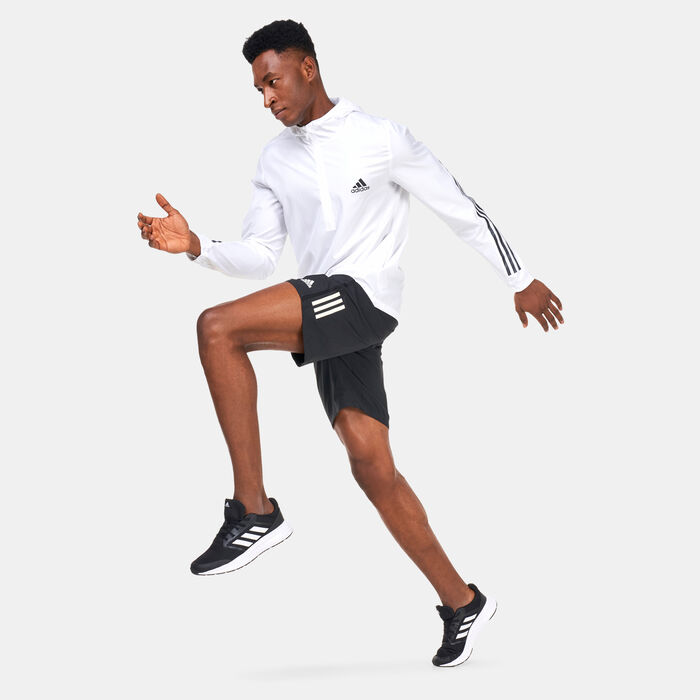 adidas Men's Run Icons 3-Stripes Jacket White adidas Men's Run Icons 3-Stripes Jacket White image number 2