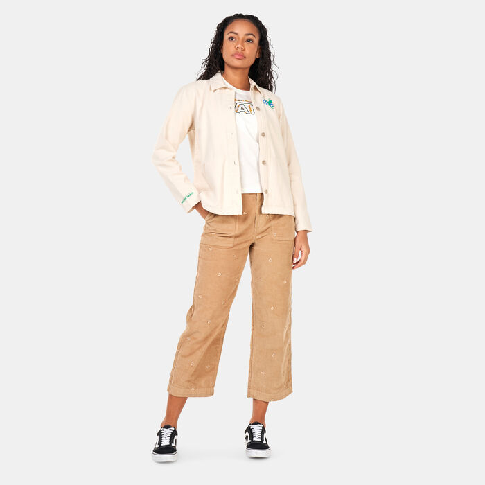 Vans Women's Eco Positivity Jacket White Vans Women's Eco Positivity Jacket White image number 2