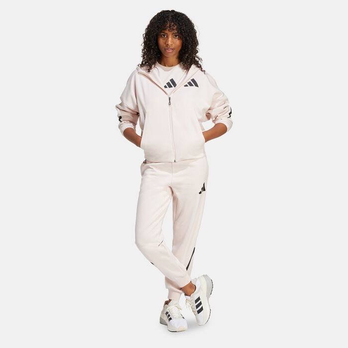 adidas Women's Z.N.E. Hoodie Pink image number 2