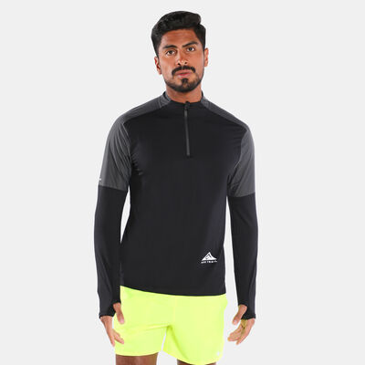 Nike Men's Dri-FIT Trail Half-Zip Sweatshirt Black