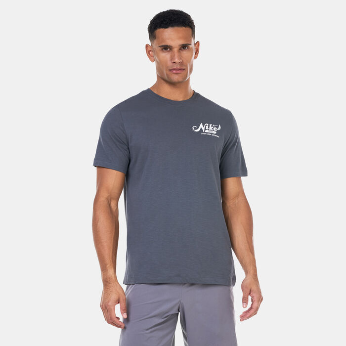 Nike Men's Dri-FIT Training T-Shirt Grey Nike Men's Dri-FIT Training T-Shirt Grey image number 0