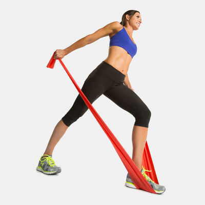 GoFit Heavy Latex-Free Flat Resistance Band Red