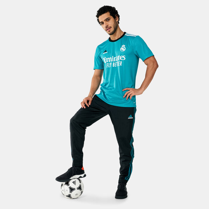 adidas Men's Real Madrid Icons Woven Pants Black adidas Men's Real Madrid Icons Woven Pants Black image number 2