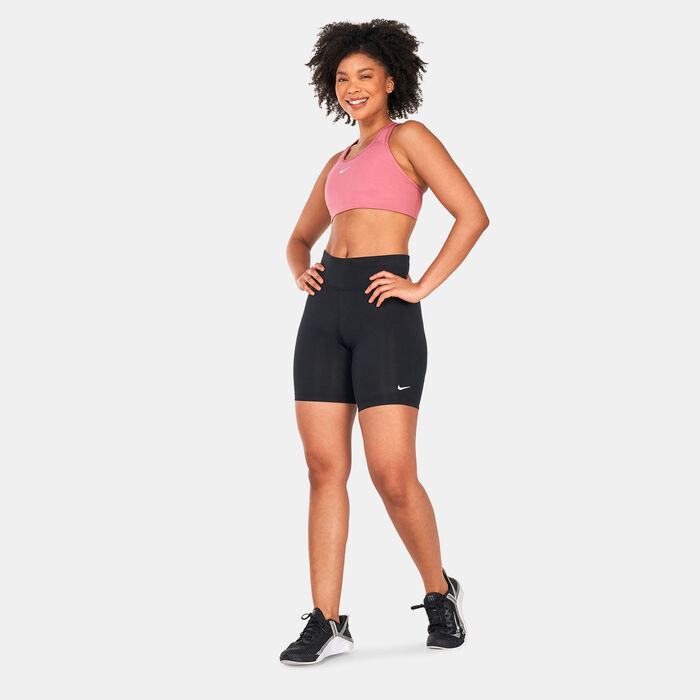 Nike Women's 1-Piece Pad Sports Bra Pink Nike Women's 1-Piece Pad Sports Bra Pink image number 2