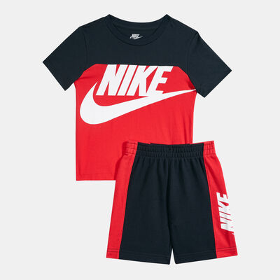 Nike Kids' Sportswear Amplify Shorts Set (Baby & Toddler) Red