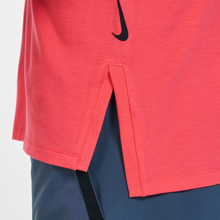Nike Men's Dri-FIT T-Shirt Pink Nike Men's Dri-FIT T-Shirt Pink image number 3