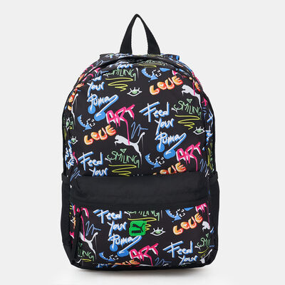 PUMA Kids' Feed Your PUMA Backpack Black