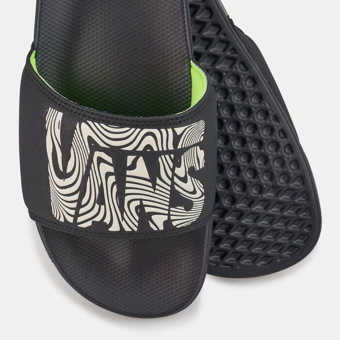Vans Trippy Grain LA Costa Unisex Slides Black Vans Trippy Grain LA Costa Unisex Slides Black image number 2