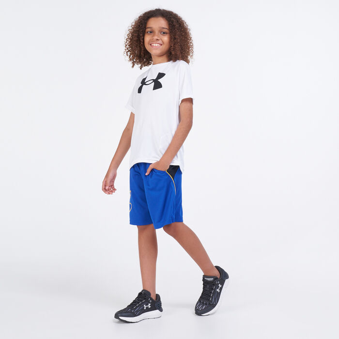 Under Armour Kids' UA Tech™ Big Logo Training T-Shirt White Under Armour Kids' UA Tech™ Big Logo Training T-Shirt White image number 2