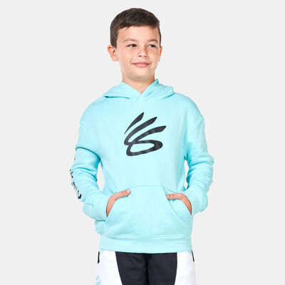 Under Armour Kids' Curry Splash Hoodie (Older Kids) Blue