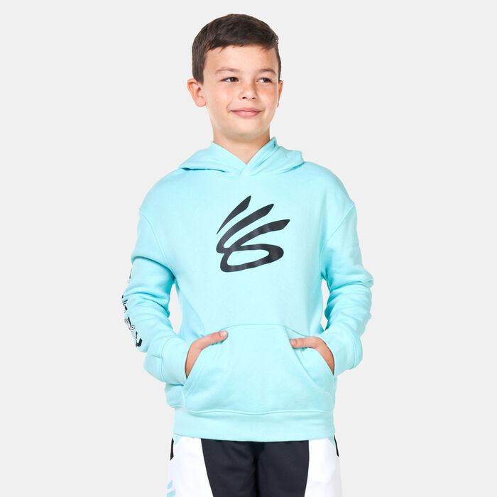 Under Armour Kids' Curry Splash Hoodie (Older Kids) Blue image number 0