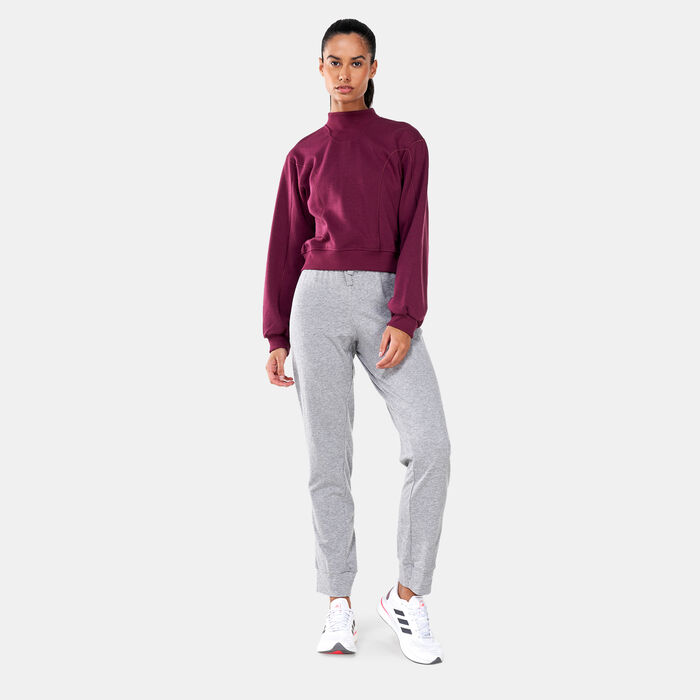 adidas Women's Yoga Layering Sweatshirt Red adidas Women's Yoga Layering Sweatshirt Red image number 2
