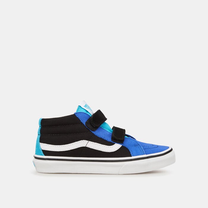 Vans Kids' Checkerboard SK8-Mid Reissue V Unisex Shoe Blue image number 0