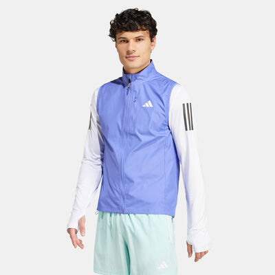 adidas Men's Own the Run Vest Blue