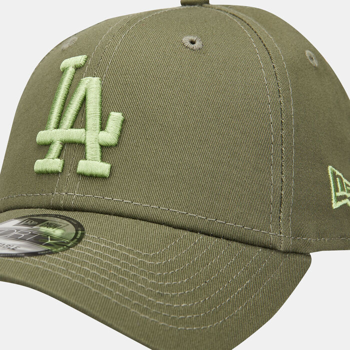New Era Men's League Essential 9FORTY Los Angeles Dodgers Cap Green image number 2