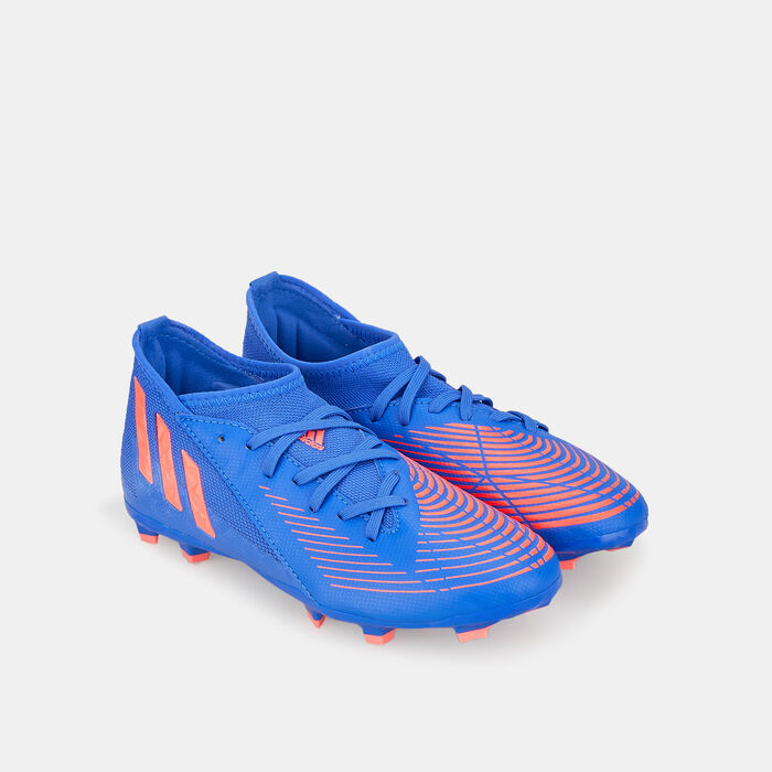 adidas Kids' Predator Edge.3 Firm Ground Football Shoe Blue adidas Kids' Predator Edge.3 Firm Ground Football Shoe Blue image number 1