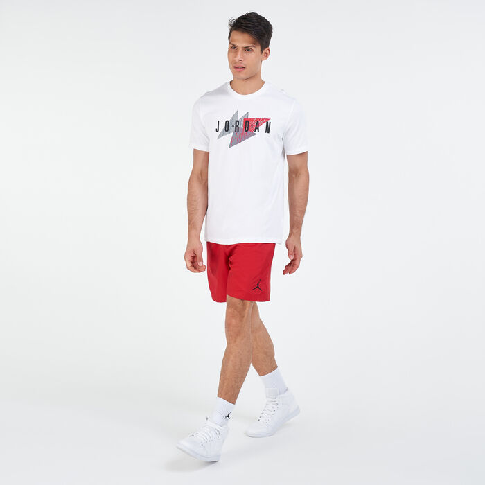 Jordan Men's Jumpman Poolside Shorts Red Jordan Men's Jumpman Poolside Shorts Red image number 2