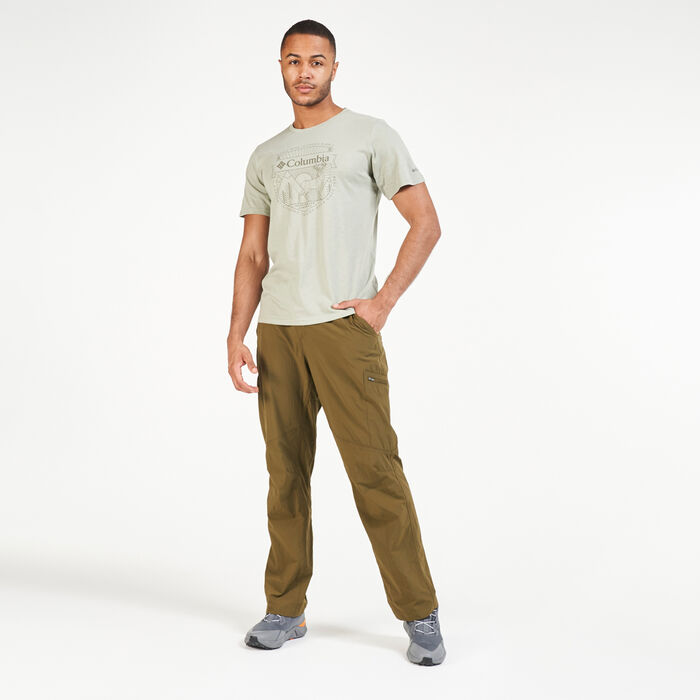 Columbia Men's Silver Ridge™ Printed Cargo Pants Green Columbia Men's Silver Ridge™ Printed Cargo Pants Green image number 2