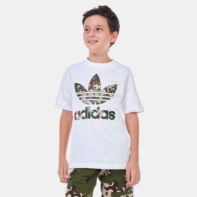adidas Originals Kids' Camouflage T-Shirt (Older Kids) White