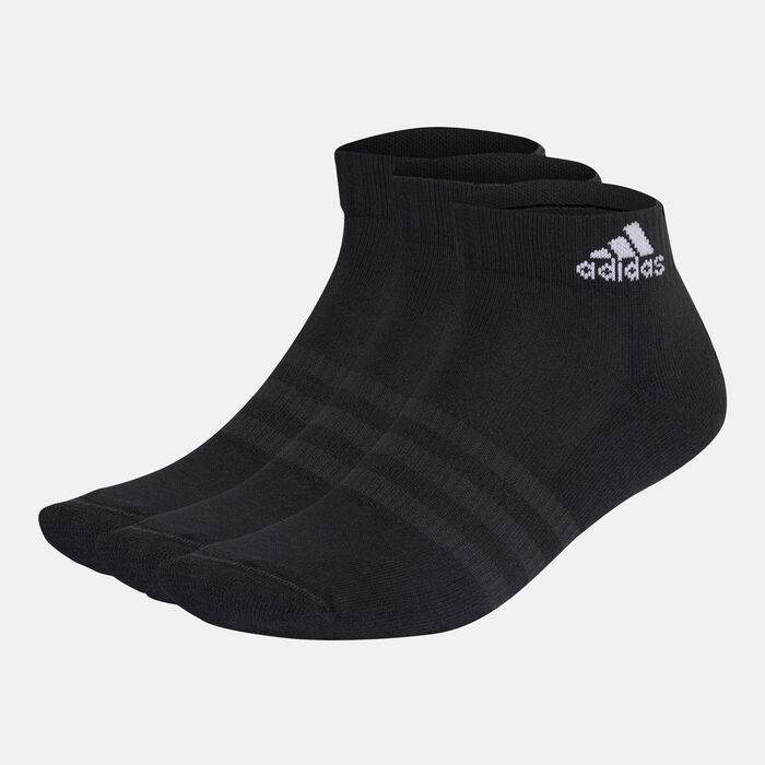 adidas Men's Cushioned Sportswear Ankle Socks (3 Pack) Multi adidas Men's Cushioned Sportswear Ankle Socks (3 Pack) Multi image number 0
