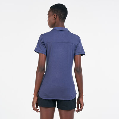 Columbia Women's Essential Elements™ Polo T-Shirt Blue