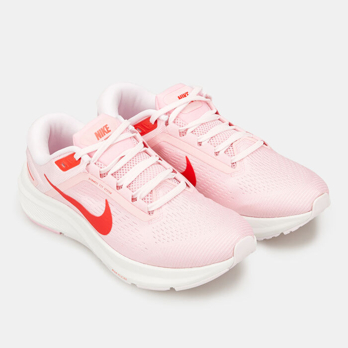 Nike Women's Air Zoom Structure 24 Shoe Pink Nike Women's Air Zoom Structure 24 Shoe Pink image number 1